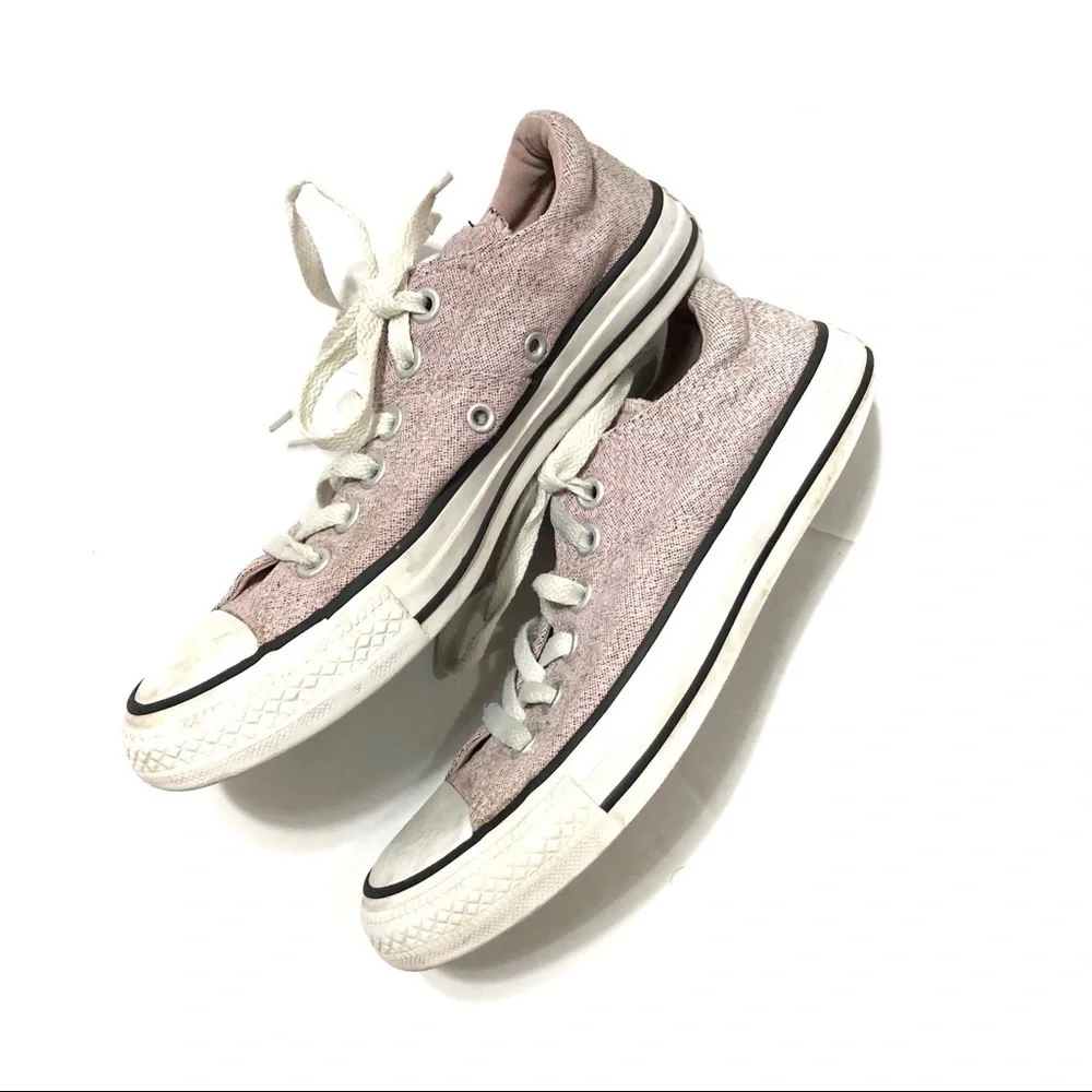 Converse Pink Sneakers Sz 6.5 Low Top Women’s